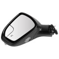 Towing Mirror Glass Fit For 2013-2014 Fusion Ford Left Outside Rear View Ds7z17683ca-pfm
