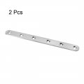 Uxcell Repair Plate 195mmx20mm Flat Fixing Mending Corner Brace Bracket Connector Pack Of 2