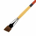 Princeton Snap Golden Taklon Short Handle Watercolor And Acrylic Brush Angle Shader 1 4 