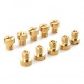 Lirun 10-pack Carburetor Main Jets 90 92 95 96 98 100 102 105 108 110 Set Replace M5 For Dellorto Sha Shb Ua Ub Phbg Vhb-cs