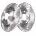 Motorbymotor Rear Brake Rotors Pad Kit 305mm Slotted Including Cleaner Dot4 Fluid Fits For Chrysler Town Country Dodge Grand 