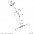 Polaris Ranger Steering Sector Assembly Genuine Oem Part Qty 1
