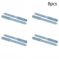 Yinpecly Double Headed Hanger Bolts M8x80mm Carbon Steel Self-tapping Screw For Pet Furniture Outdoor Household Silver Blue