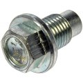 Engine Oil Drain Plug For Jaguar F-type 2023 2024 Steel Silver 3 Bolt Grade With Gasket Replacement 09247-14027 0b6s710404a 