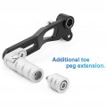Qiilu Kawasaki Ninja 300 Gear Shifter Powersports Levers Motorcycle Shift Lever Folding Metal For Z300 2015a 2017 Automatic