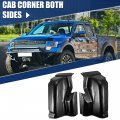 X Autohaux 1 Pair Lh Rh Steel Cab Corner Covers For Ford F-150 4 Door 2004 2005 2006 2007 2008 Crew Pickup Truck Replacement