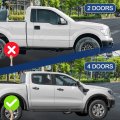 X Autohaux 1 Pair Lh Rh Steel Cab Corner Covers For Ford F-150 4 Door 2004 2005 2006 2007 2008 Crew Pickup Truck Replacement