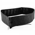 Generic Black Lace-on Steering Wheel Cover Grip Classic Stretch Accessory Auto Vehicle 