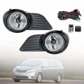 2pcs Fog Light Assembly With Bulbs Switch Wiring Kit Replacement For Sienna 2011-2017 