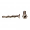 Prime-line Sheet Metal Screw Self-tapping Flat Head Phillips 10 X 1-1 4 In Grade 18-8 Stainless Steel Pack Of 100