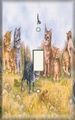 Decorative Light Switch Plate Cover Curious Cats 