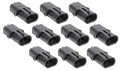 Allstar Performance All76291-10 2 Pin Weather Packshroud Housing 10pk 