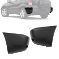 Rear Bumper End Caps For 2001 2004 Toyota Rav4 Base And 2005 L Sport Textured Black Pp Td20 Plastic Pair Bl5114 Replace 