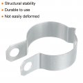 Uxcell 20pcs Pipe Clamps Fit For 1-1 4 32mm Rigid Bracket Strap Clamp Metal Split Ring Hanger Support Tube