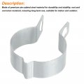 Uxcell 20pcs Pipe Clamps Fit For 1-1 4 32mm Rigid Bracket Strap Clamp Metal Split Ring Hanger Support Tube