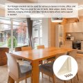 Uxcell 4pcs Angle Corner Brackets 66mm X Cold Rolled Steel Braces Joining Support With Screws For Desk Bed Edge Beige
