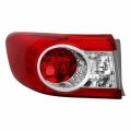 Driver Side Rear Brake Tail Light Assembly For 2011 2012 2013 Toyota Corolla Left Lamp 8156002580 To2804111 Red Lens Chrome