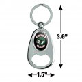Graphics More Riverdale South Side Serpents Keychain Chrome Metal Spinning Oval Bottle Opener