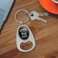 Graphics More Riverdale South Side Serpents Keychain Chrome Metal Spinning Oval Bottle Opener