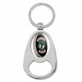 Graphics More Riverdale South Side Serpents Keychain Chrome Metal Spinning Oval Bottle Opener