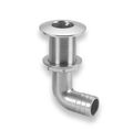 Boat Parts 316 Stainless Steel Elbow Thru Hull Fits 1-1 2 Hose 