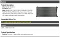 Marketplace Auto Parts Radiator With Transmission Oil Cooler Compatible 2005-2008 Ford F150 4 6l
