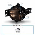 Amerilite For 2002-2008 Dodge Ram Pickup 2003-2009 Durango Smoke Replacement Bumper Fog Light Assembly Pair Passenger And