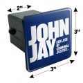 John Jay College Of Criminal Justice Primary Logo Tow Trailer Hitch Cover Plug Insert 2