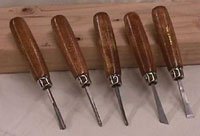 Miniature Woodworking Set Straight Handles