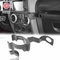 Hooke Road Dash Phone Mount Drink Cup Holder Multi-function Bracket For 2007-2010 Jeep Wrangler Jk Unlimited