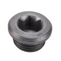 Differential Carrier Plug Steel 0 86 In Thread Diameter Replacement For 84479772 Tapered Design With Seal Black Finish 
