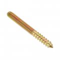Uxcell 1 4-20 X 2-1 4 Hanger Bolts Double Head Dowel Screw For Wood Furniture 20pcs