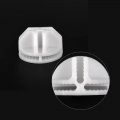 Uxcell Plastic Wire Cube Connectors 36x23mm Half Grid Buckle Clip For Storage Shelving Cabinet Organizer White 50pcs