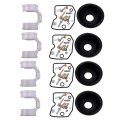 Cicitree 4x Carburetor Repair Kit Plunger Diaphragm Fit For Kawasaki Vulcan 500 E En 500