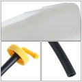 Ac3014102 Factory Style Car Coolant Reservoir Overflow Bottle Tank With Cap Compatible Acura Tsx 2009-2014 Bare White