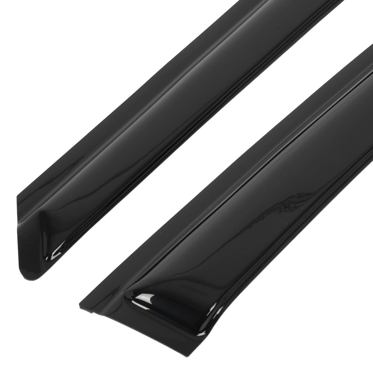 Side Window Deflectors 4 Piece Set For 2010 2014 Subaru Outback In Channel Rain Guards With Smoked Tint Vehicle Specific Fit