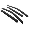 Side Window Deflectors 4 Piece Set For 2010 2014 Subaru Outback In Channel Rain Guards With Smoked Tint Vehicle Specific Fit 