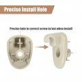 Uxcell Sun Visor Support Clip Retainer For Jeep Liberty 2005-2012 No 1ar26bd1aa 1ar26dw1aa Holder Bracket Hanger Plastic Beige
