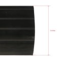 The Rop Shop Universal 10 Black Flexible Rubber Garage Door Threshold Weather Strip Seal