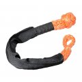 Astradepot Red Winch Shackle 30 000 Lbs Wll Orange 1 2 Soft 38 000lbs W Protective Sleeve For Steel Cable Synthetic Rope 3 8