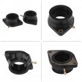 2pcs Carb Intake Manifold Boot Carburetor Interface Air Joint Connector Adapter For Yamaha V-star 1100 Bt1100 Bulldog