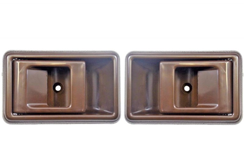 Pt Auto Warehouse To-2501b-dp Inner Interior Inside Door Handle Brown Left Right Pair