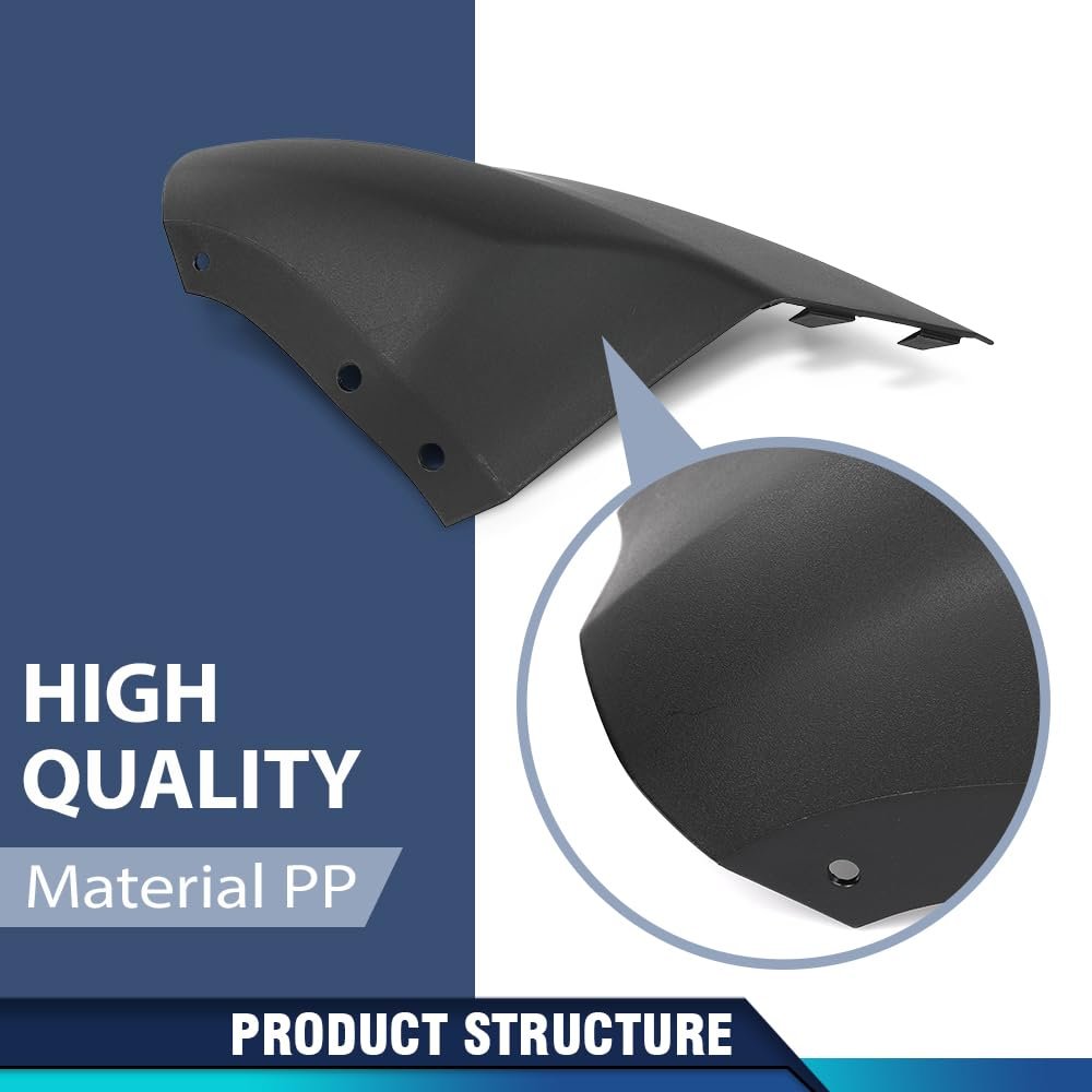 Front Right Bumper Corner Molding For Ford Ecosport 2018-2022 Fo1017102 Gn1z17d957db Gn1z-17d957-db Gn1z 17d957 Db Black Pp