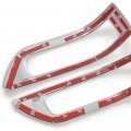 Outside Door Mirror Molding Rear View Strip Trims For Toyota Estima Previa Tarago 2016 Abs Chrome 2pcs Set