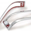 Outside Door Mirror Molding Rear View Strip Trims For Toyota Estima Previa Tarago 2016 Abs Chrome 2pcs Set