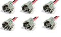 Set Of 6 Nippon Denso Fuel Injector Connector Blitz Hks 1jz 2jz Toyota Lexu 