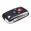 Hqrp Flip Key Fob Keyless Entry Replacement Compatible With Toyota Avalon Camry Rav4 Corolla Venza Yaris Matrix 2006 2007 2008