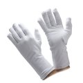 Honor Guard Heavy Cotton Winter Lined Parade Gloves With Dotted Palm S-m 