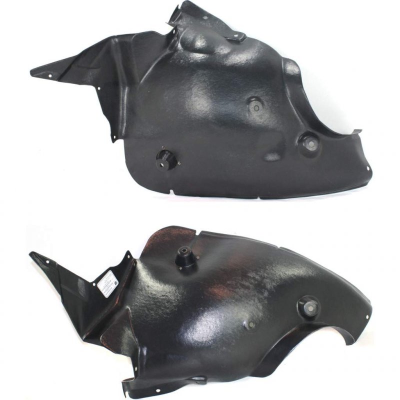 Mercedes-benz Slk280 Splash Guard Fender Liner 2006 2007 2008 Driver And Passenger Side Pair Set Front Rear Section Mb1248155