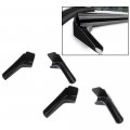 G-plus Rv Rain Gutter Spout Long Version Left And Right Black 3 1 2 4pcs